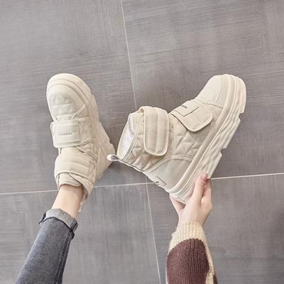 Winter Round Toe Platform Ladies Shoes Plush Warm Waterproof Booties Sale Novelty Work Non Slip Goth Women's Snow Boots
