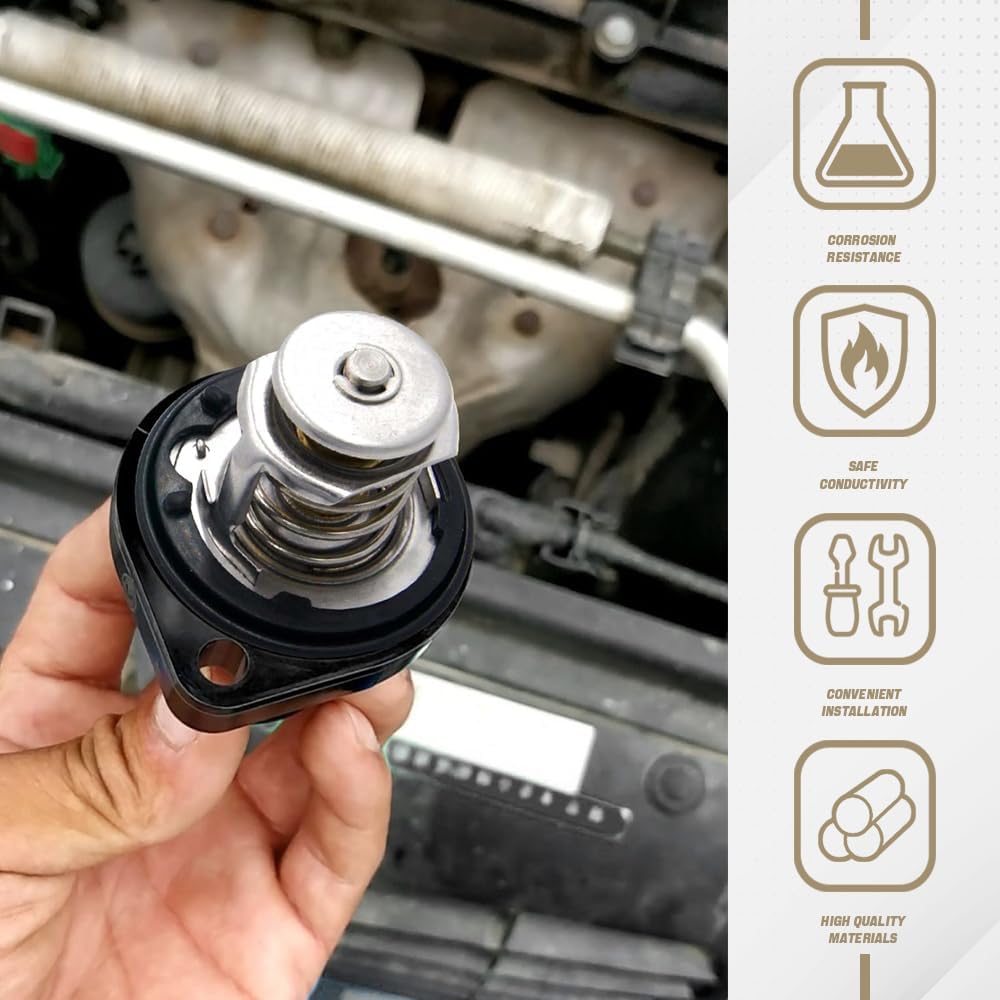Car Thermostat, High Performance Thermostat, Automotive Replacement Engine Thermostats, Auto Engine Coolant Thermostat Compatible With Honda Civic