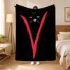 V for Vendetta Movie Throw 240g Flannel Blanket, Suitable for Sofas, Beds, Offices,  Exquisite Gift Blankets