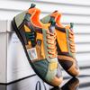 Men'S Fall New Arrival Fitness Training Shoes, Low-Top Lacing with Stylish Color Blocking Design