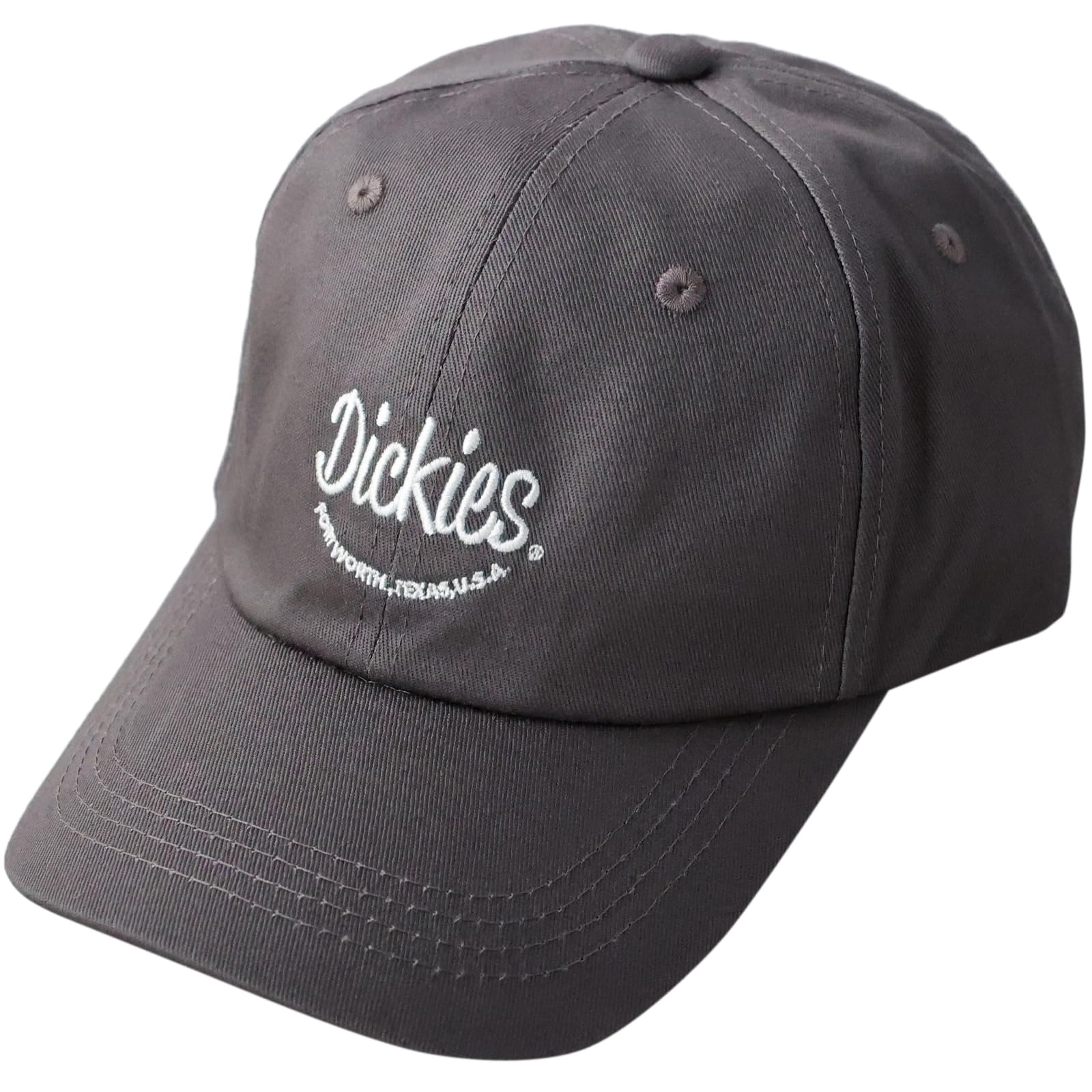 

Dickies Patch Emblem Low Cap Logo Polo Cap Hat for Men and Women, Unisex, Solid Color, 874, 6-Panel Cotton Cap, Baseball Cap, Looking Charcoal, 024