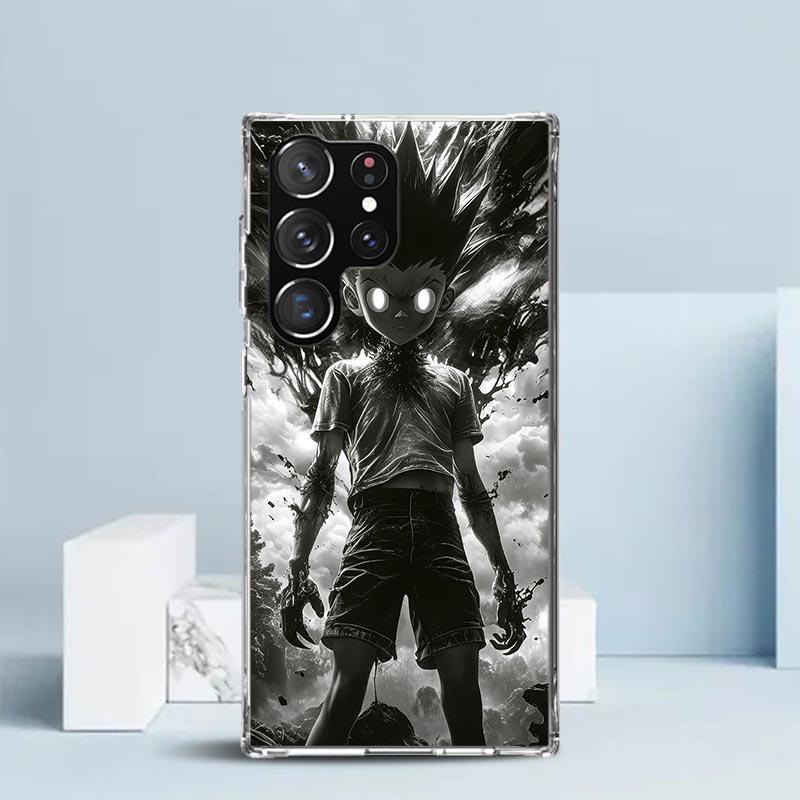 Huner X-Hunters Gon Phone Case For Samsung Galaxy S24 S25 Edge S26 Ultra S22 S23 Plus S21 + S20 FE Soft TPU Back Cover Galaxy S2