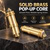 1pc/2pcs Brass Bounce Drain Core Universal Spring Pop-up Drain Valve Bathroom Sink Jump Up Drain Plug Replacement Accessory