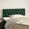 VidaXL Headboard Bedroom Furniture Bed Accessory Single Bed Headboard Interior Dark Green 346337
