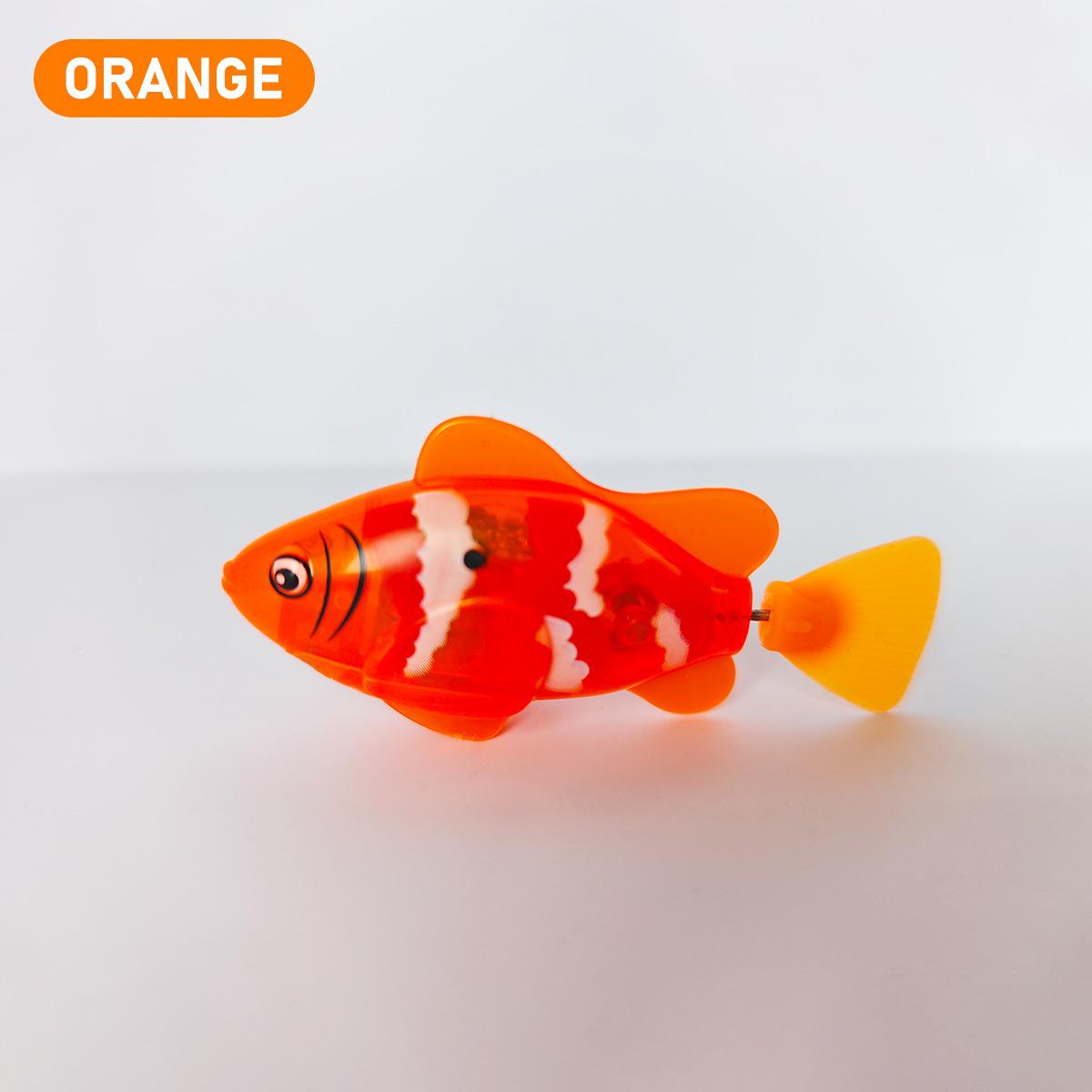 Electric Luminous Bath Fish Toy - Baby Water Play, Induction Swinging