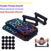 1 Set Multifunctional Thicken Push Up Board Fitness Muscle Home Gym Push Up 20 Holes Push Up Stand