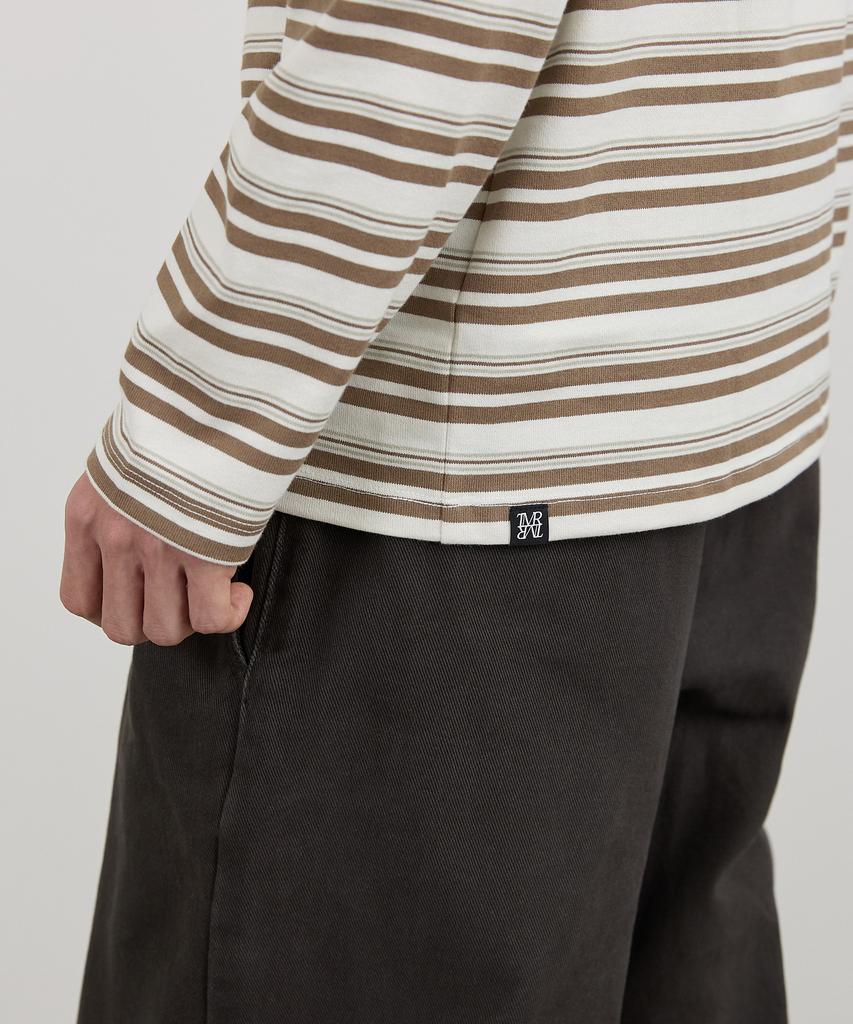 TMAKER Daily Multi Stripe Long Sleeve Lbe