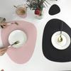 Double-Sided Pu Leather Placemat Teacup Coasters Waterproof And Oil-Proof Table Mats Western Restaurant Heat-Insulating Mats