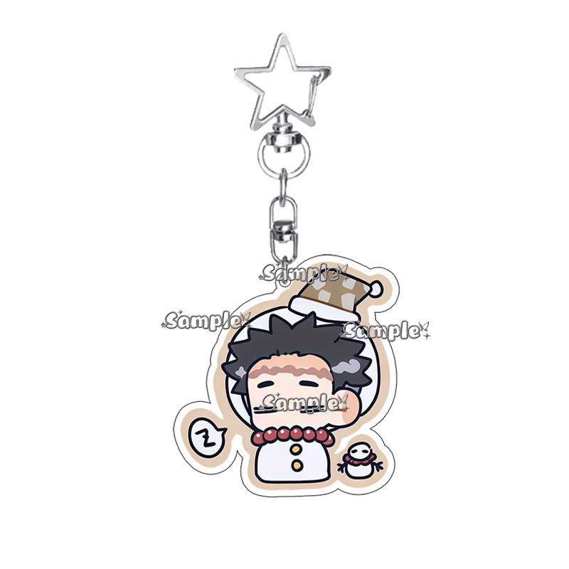 Double-sided Printing Anime Kochou Shinobu Tomioka Giyuu Tanjiro Kamado Nezuko Keychain Acrylic Pendant Charm Fans Gifts Jewelry