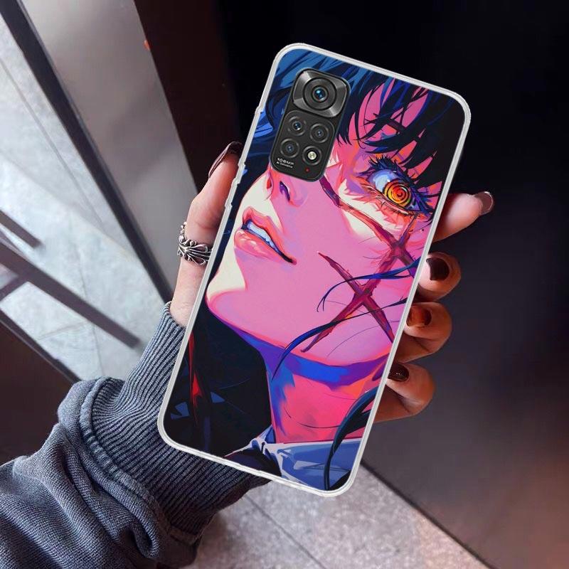 C-Chainsaw Mans Yoru War Devil Phone Case For Xiaomi Poco X5 X6 X7 Pro F7 Ultra M7 Redmi 15C 15 13C 13 12C 12 10 10C 10A 9 9C 9T