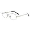 Myopia Glasse for Women Oval Metal Frame Nearsighted Eyewear Finished Diopter -1.5 -2.0 -2.5 -3.0 To -4.0