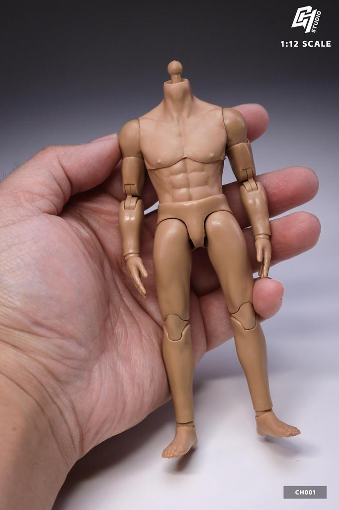 Toys Hobbies Action Figure CH studio Male Movable Action Jointed Body & [TOYBARJAPAN] 1/12 CH001/CH002 Man's (CH001)
