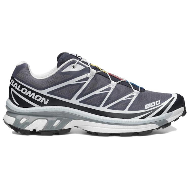 SALOMON XT-6 Comfortable Versatile Durable Low-Top Running Shoes Unisex Running Shoes Blue Purple 478640