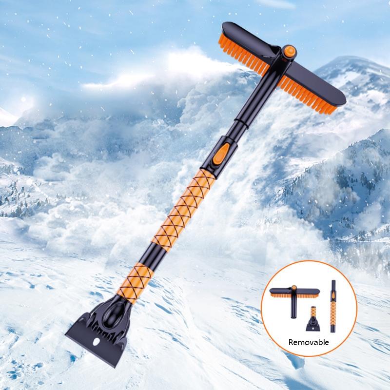 

ST-3908 Winter Extendable Detachable Dual Head Snow Removal Shovel Car Windshield Snow Scraper Brush Type A