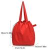 Reusable Drawstring Tote Bag Washable Canvas Handbag Creative Shopping Bag  Travel