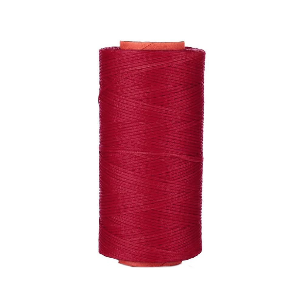 260m Premium Waxed Polyester Thread for Leather Craft, Bookbinding & Shoe Repair - Multipurpose DIY Stitching Cord