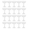 25 peças 140ml Taças de Champanhe de Plástico Descartáveis Copo de Champanhe de Plástico Transparente para Festas Copo de Plástico Transparente Suprimentos para Festas de Natal