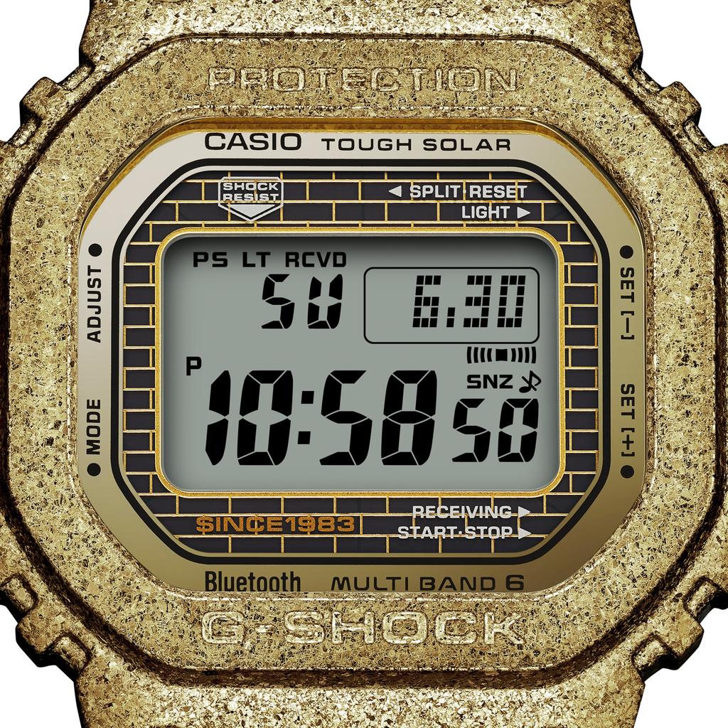Casio G-SHOCK Men's Stainless Steel 200M Water Resistant Shock Resistant Quartz Watch GMW-B5000PG-9