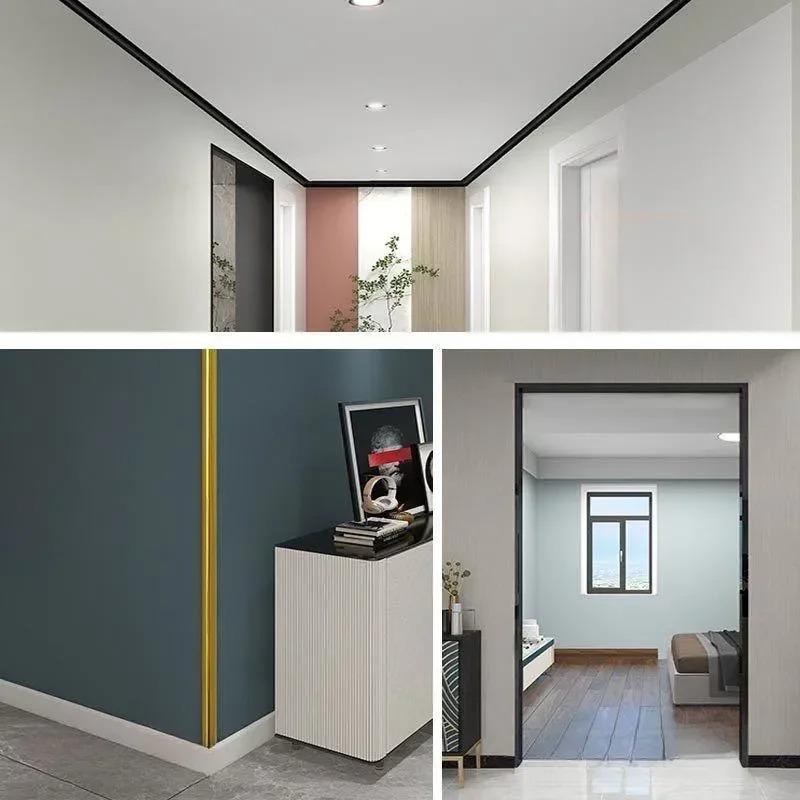 1pc 3m/118.11in Self Adhesive Wall Tape Protector Trim Wall Corner Guard Edge Stick Molding Trim Windows Tables Countertop Frame