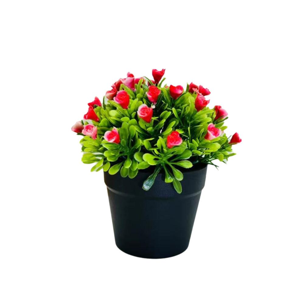 Ball Rose Flower Greenery For Wedding Decor Home Office Display Tabletop