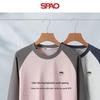 SPAO Men's Bear Embroidered Long-Sleeve T-Shirt