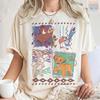 Vintage 90-tal Disney Lejonkungen Simba Och Timon Comfort Colors T-shirt, Vintage Lejonkungen T-shirt, Hakuna Matata Retro T-shirt, Disney Familjetröjor