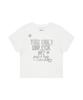 MAHAGRID Unlock Crop Tee White(Mg2Gmft529A)