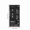 22PIN M.2 NGFF To SATAs Adapter Black Hard Drive Disk Adapter  Hard Drive Disk Upgrad