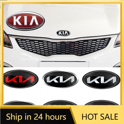2026 Autocollant de Voiture Chaud Badge Emblème de Logo de Voiture en ABS Emblème de Capot Avant Autocollants Décoratifs de Coffre Arrière Pour Kia Sportage Rio K2 Ceed Carnival P