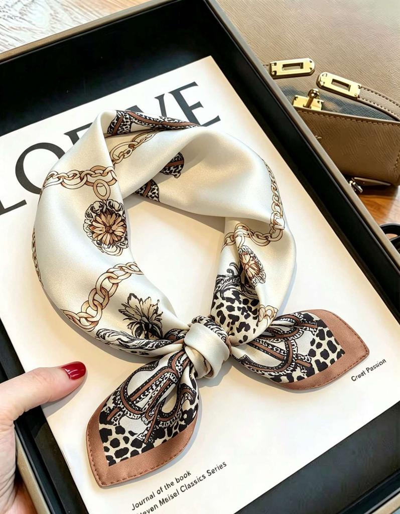 [111 Mulberry Silk] Silk Silk Scarf Spring Fashion Versatile Silk Square Scarf High-end Scarf Women