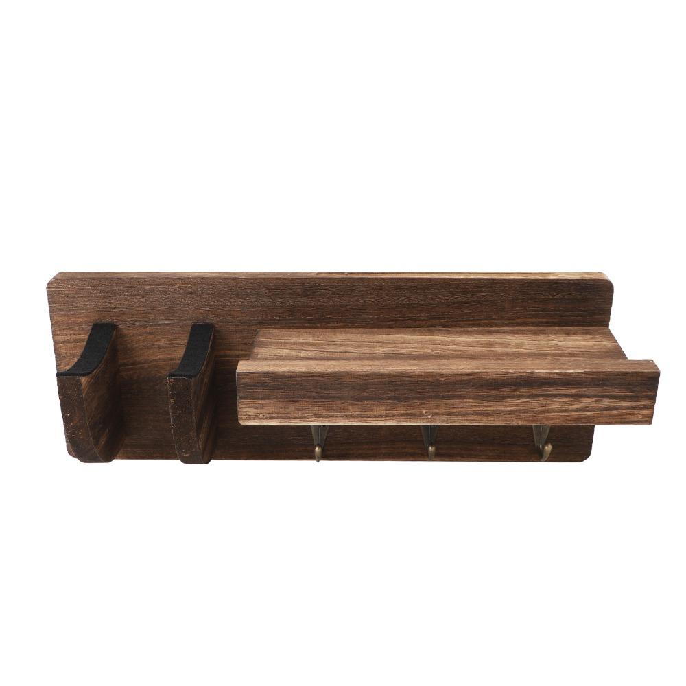 Wooden Guitar Wall Mount Hanger Wall Mounted Guitar Display Bracket For String Music Instrument
