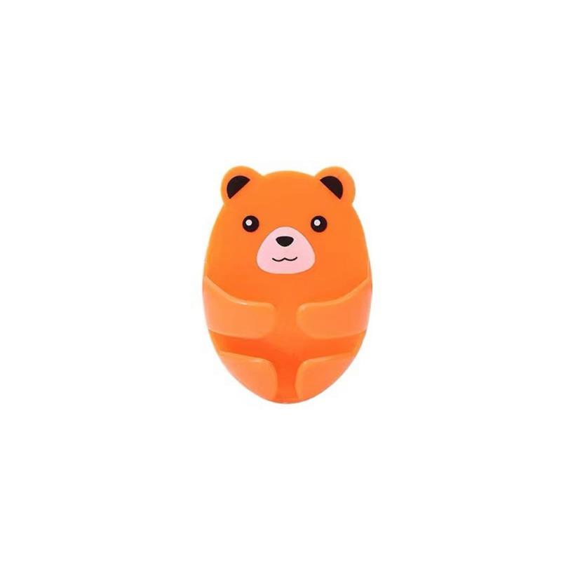 

1~10PCS Plug Hook Self-adhesive Multi-Purpose Hooks Punch-free Wall Mounted Power Plug Holder Bear Shape Plug Storage Hook For