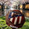 Custom Name Personalized Atletico Madrid Print Umbrella, Auto Open Close, 8‑Rib Sturdy Frame, Commute Camping Hiking Use, Birthday Gift
