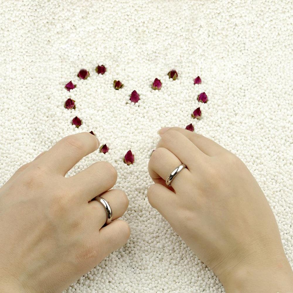 Simple Halo Ring For Men And Women, Copper Plated Rhodium Gold/White Gold Ring.