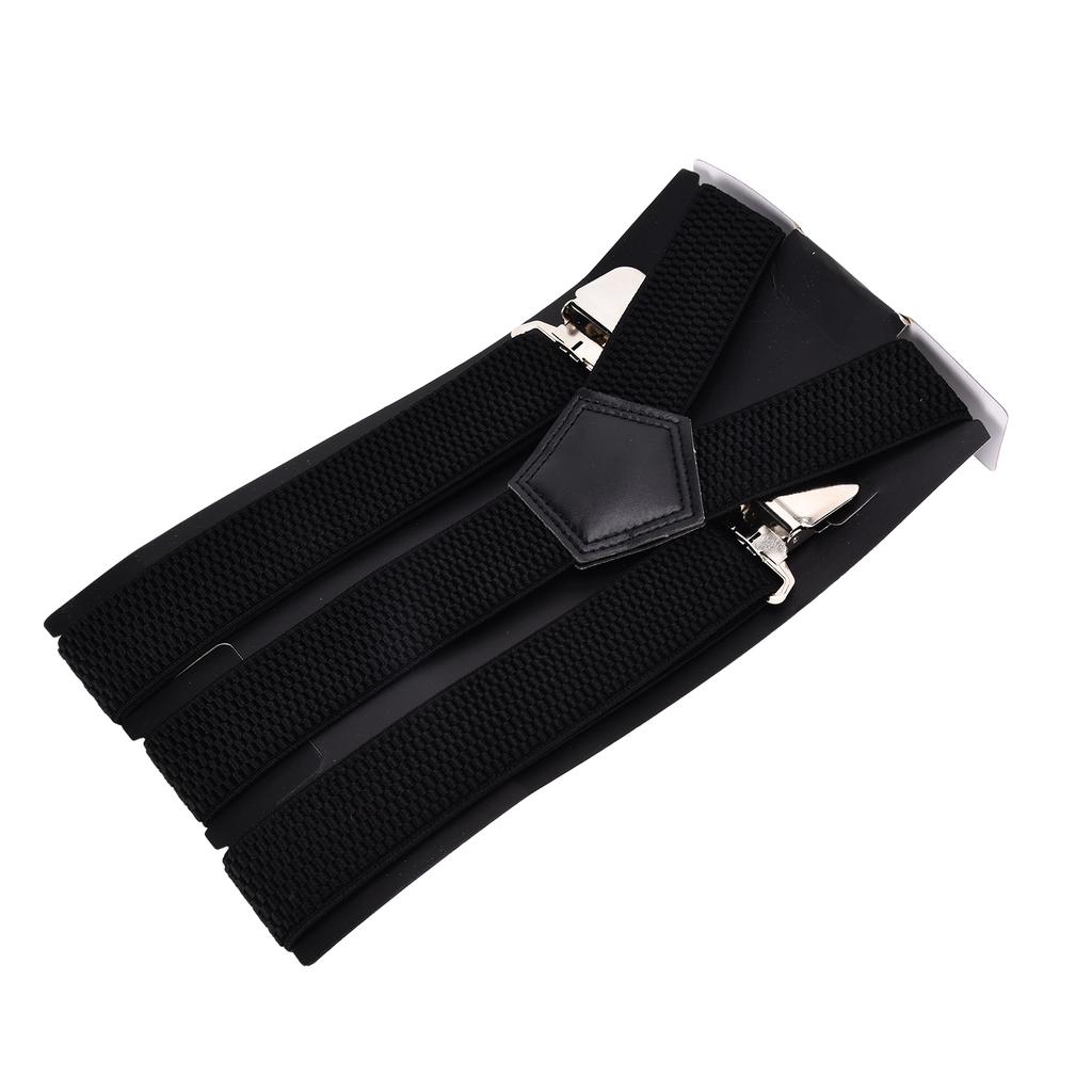 Mens Suspenders Strong Fixability Beautiful Practical Fashionable Metal Clip Wide Suspenders for Formal Party