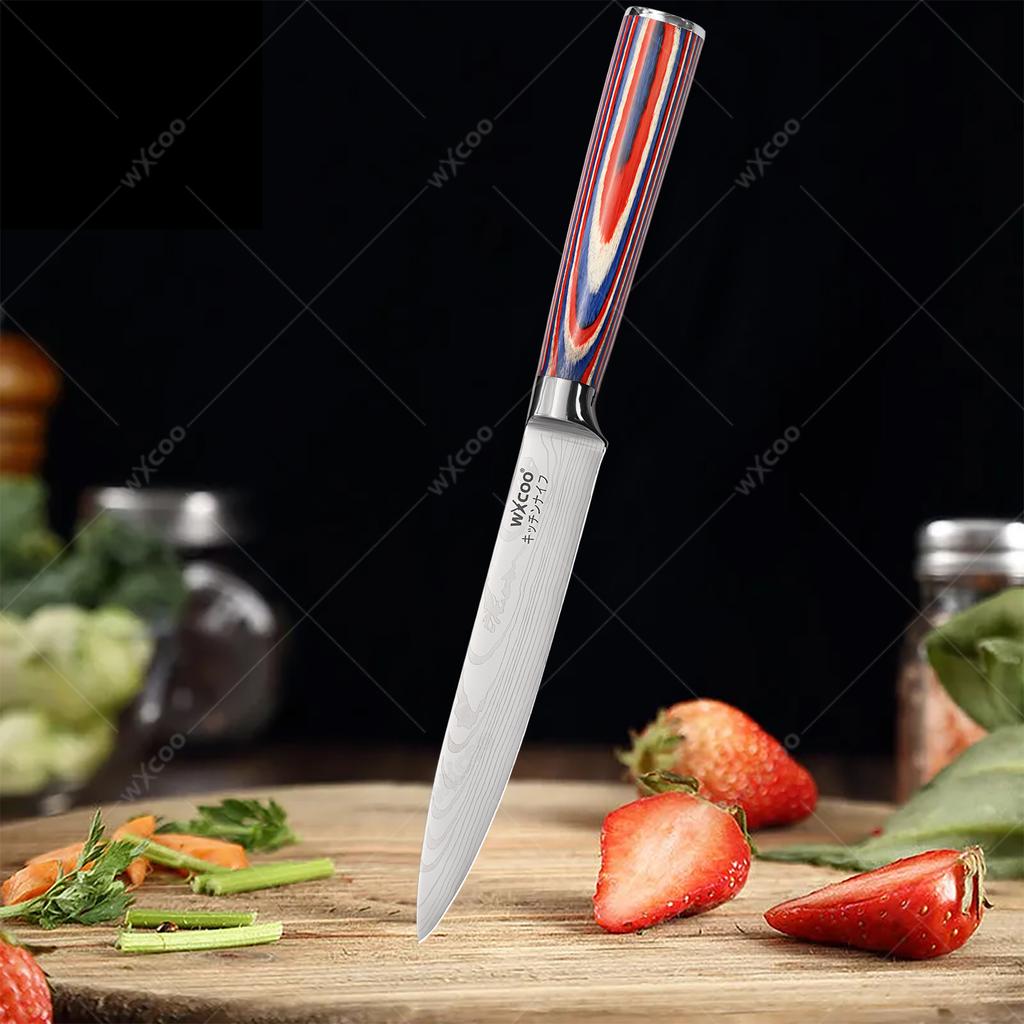 Kitchen Slicing Fruit Knife Cleaver Boning Knife Slicing Meat Cutting Knife Stainless Steel Kitchen Utility Knives with Gift Box