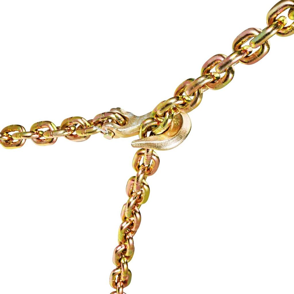 Chain and Binder Kit 3/8"-1/2" Ratchet Load Binder 3/8" X 10' Chain 2 Pack