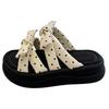 Thick-soled High-end Slippers Women's Summer Wear 2025 New Models with Skirts, Sandals, Fairy Style Fashion One-word Sandals
