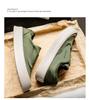 Canvas men's shoes, summer new, anti slip, thick sole, breathable, lightweight, lazy, one foot board shoes, men's sports shoes