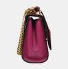 [Pre-Owned] Padlock Metal Lock Logo Chain Canvas Leather Bag - Fair #QJAINX