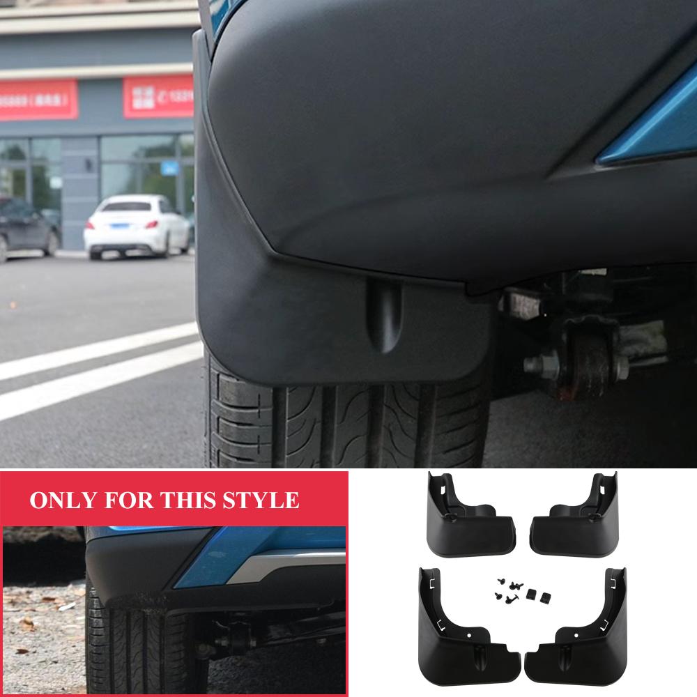 4pcs Front Rear Molded Fender Cover for BYD Atto 3 Yuan Plus 2022 2023 2024 Mud Flaps Splash Guard Mudguard Car Accessories