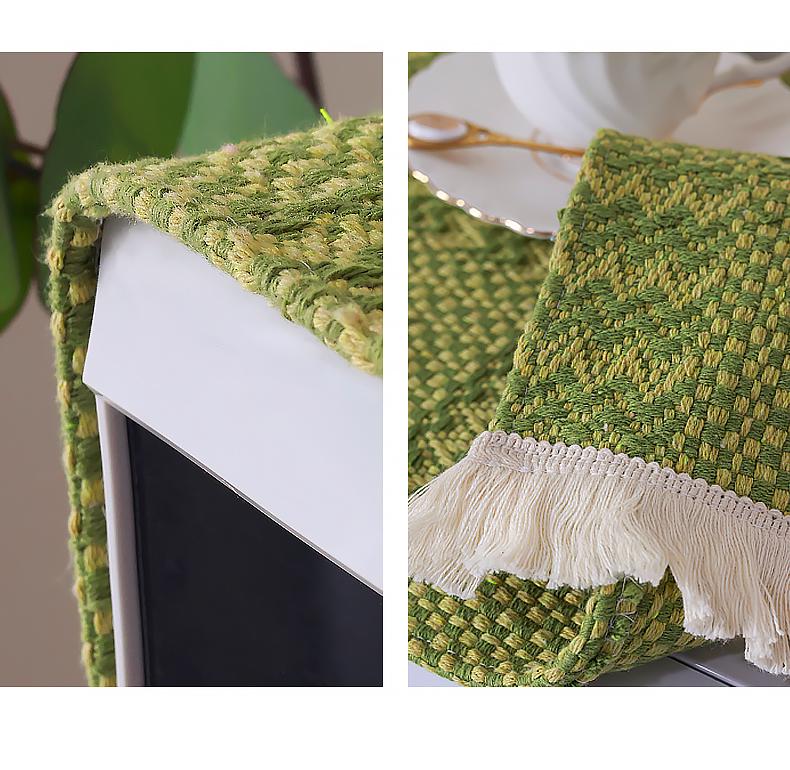 Universal Microwave Oven Dust Cover Cloth Mat - New Model Household Appliance Protector