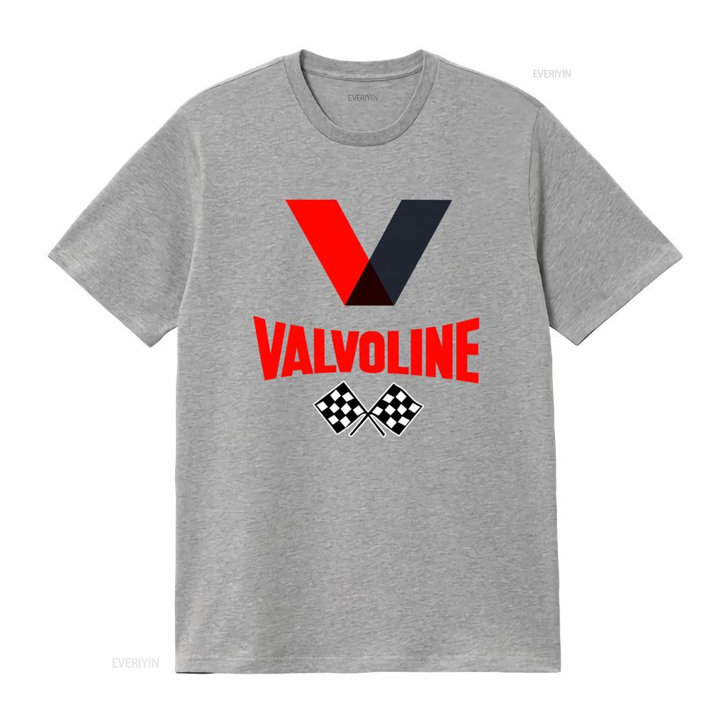 Valvoline Klassisches T-Shirt Amerikanisches Auto Öl Inspiriertes Design Erhältlich in Verschiedenen Größen Farben Vintage Gewaschen Lässig Atmungsaktiv