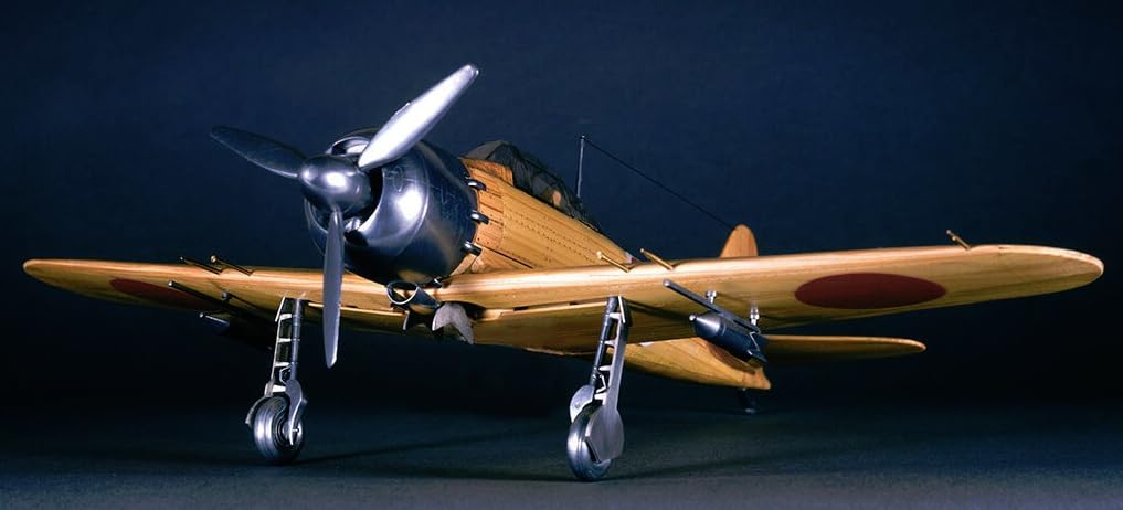 Woody Joe 1/24 Zero Fighter Wooden Model Assembly Kit (Airplane)