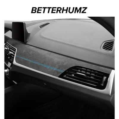 Do BMW serii 5 G30 G38 Wykonane z Alcantary Panel Deski Rozdzielczej Wnętrza Samochodu Listwy Ozdobne Naklejki Performance Akcesoria do Tuningu Samochodowego