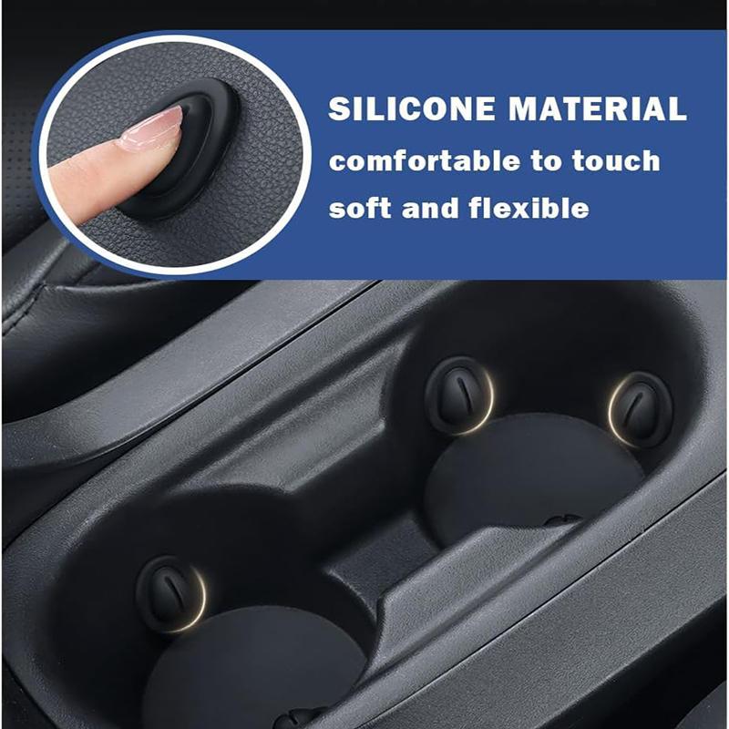 Shock-Absorbing Water Cup Limiter Cup Stopper Car Cup Holder Insert Small Footprint Good Shock Absorption For Bottle