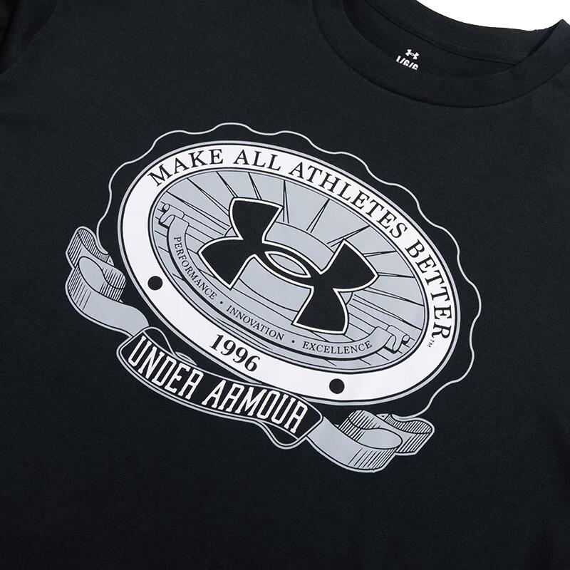 Under Armour Pohodlná venkovní fitness běžecká tréninková volnočasová mikina s kapucí Pánské mikiny Černá 1390251-001