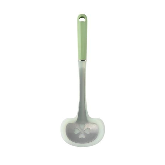 Silicone Cooking Utensils for Non-Stick Pot High Heat Resistant Spatula/Spoon/Turner with Stainless Steel Core for Pancake Eggs Fish
