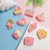100PCS Cute Rabbit Dessert Flat Back Slime Charms for Earrings Bracelet Hairpin DIY Jewelry Decoration Accessories