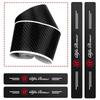 High-quality Carbon Fiber Car Door Sill Protector Sticker For Alfa Romeo Giulia Giulietta 156 159 147 Mito Stelvio Sportiva GT